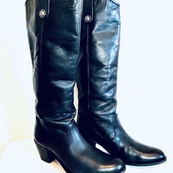 Frye Shoes - Frye Jackie Button Boot, Black, size 10, Excellent Condition